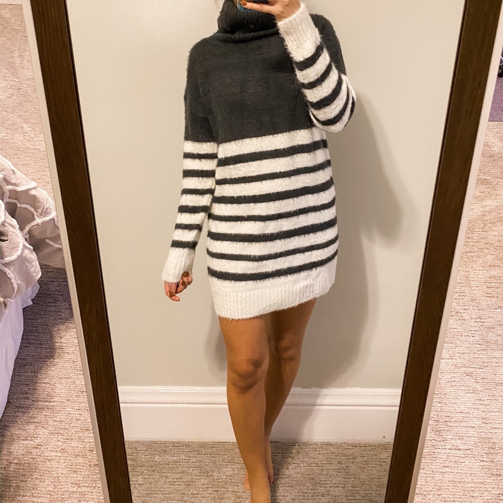 Tunic sweater dress